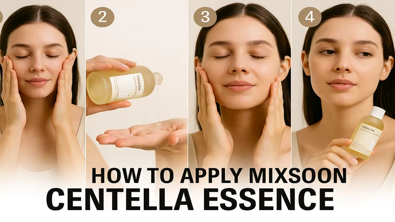 Mixsoon Soondy Centella Asiatica Essence how to use