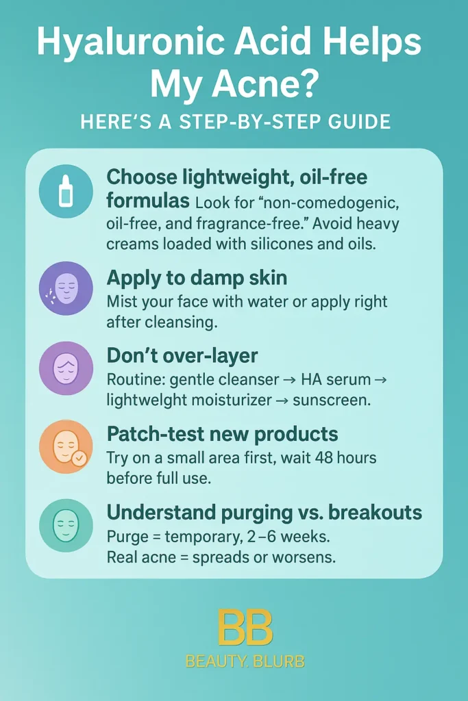 Does Hyaluronic Acid Cause Acne