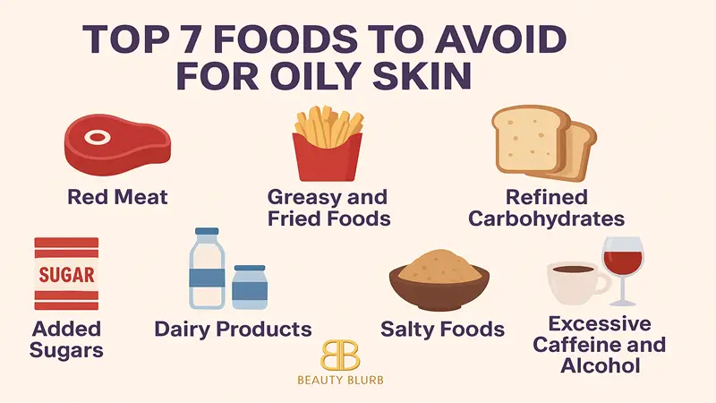 foods to avoid with oily skin