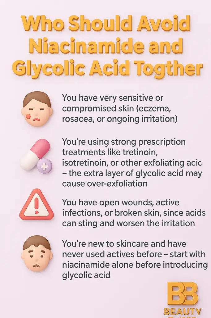 can i use glycolic acid and niacinamide togethe