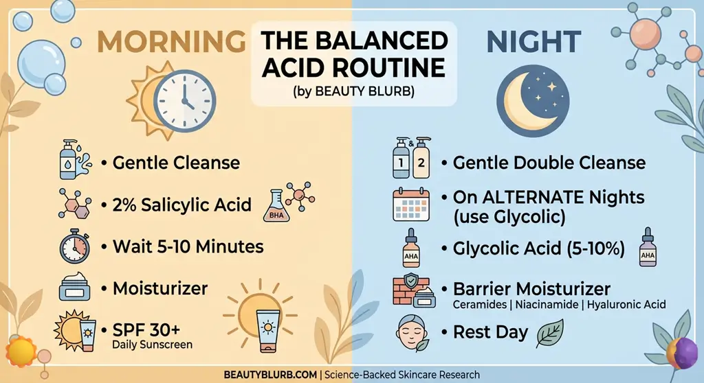 How to Use Salicylic Acid and Glycolic Acid Together