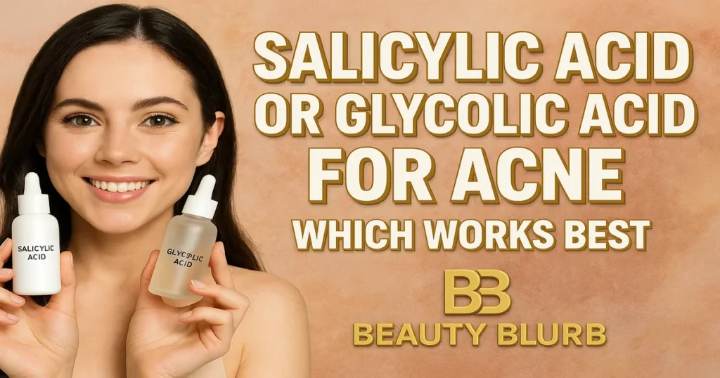 salicylic acid or glycolic acid for acne - Which Works Best