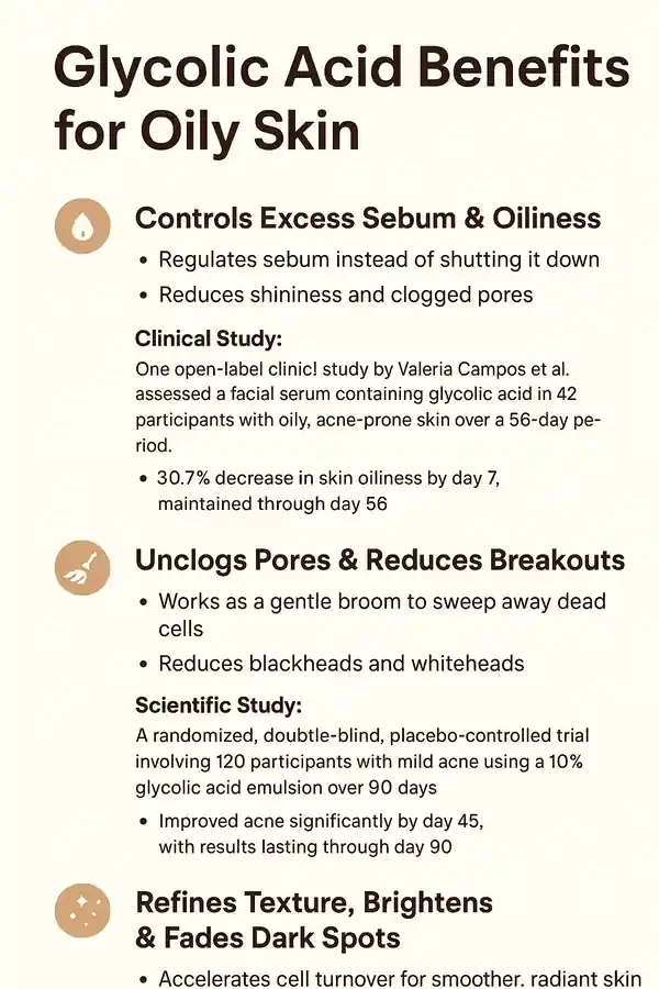 glycolic acid benefits for oily skin