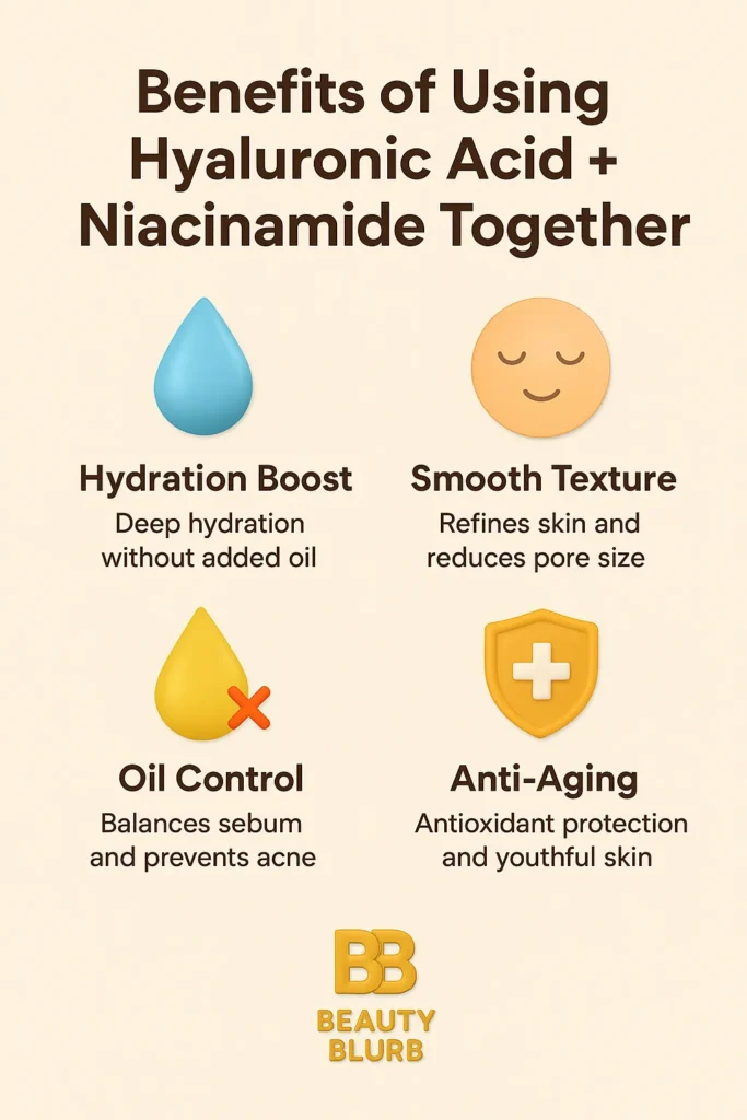 can you use hyaluronic acid and niacinamide together