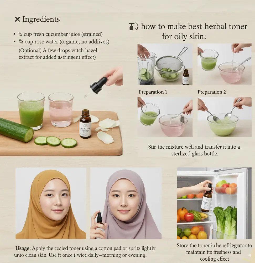 natural skin toner for oily skin