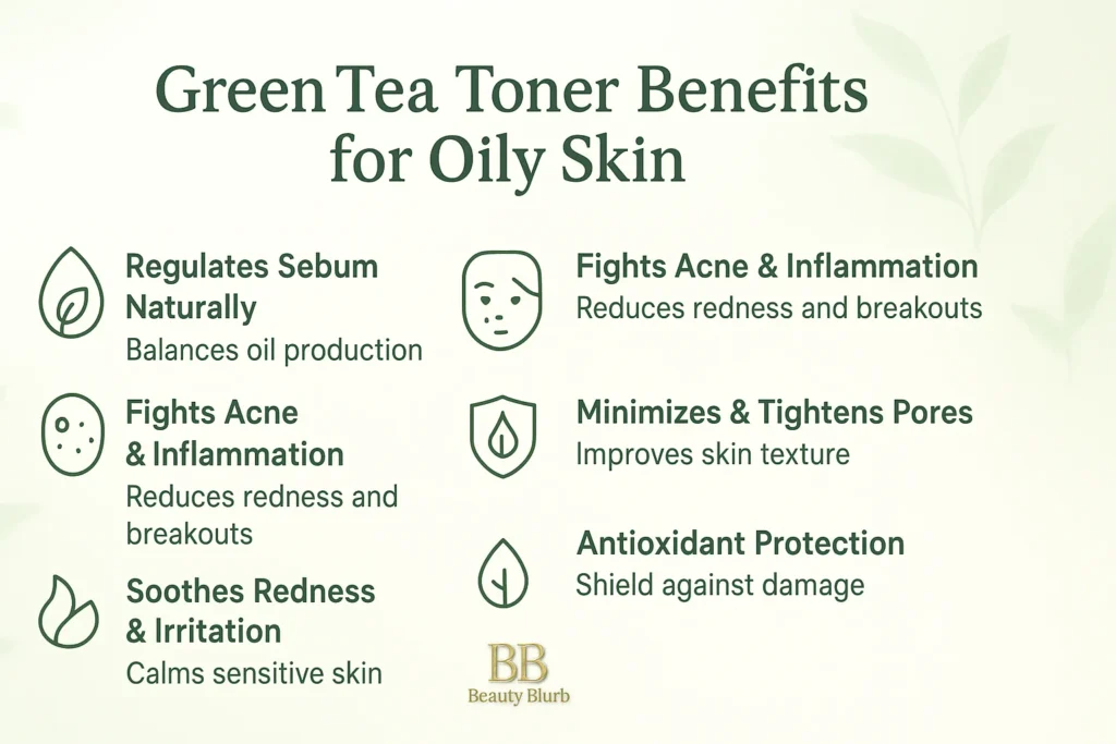 Green Tea Toner Benefits for Oily Skin