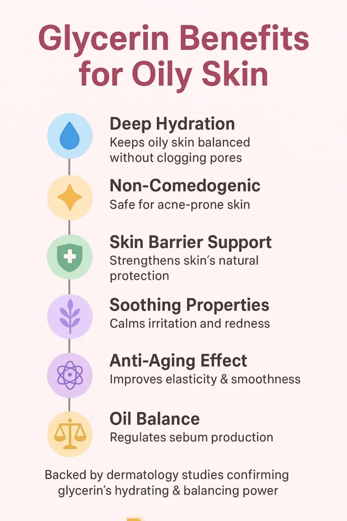 benefits of glycerin for oily skin