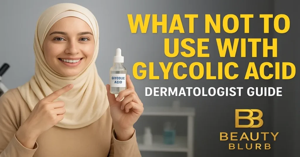 what not to use with glycolic acid: Dermatologist Guide