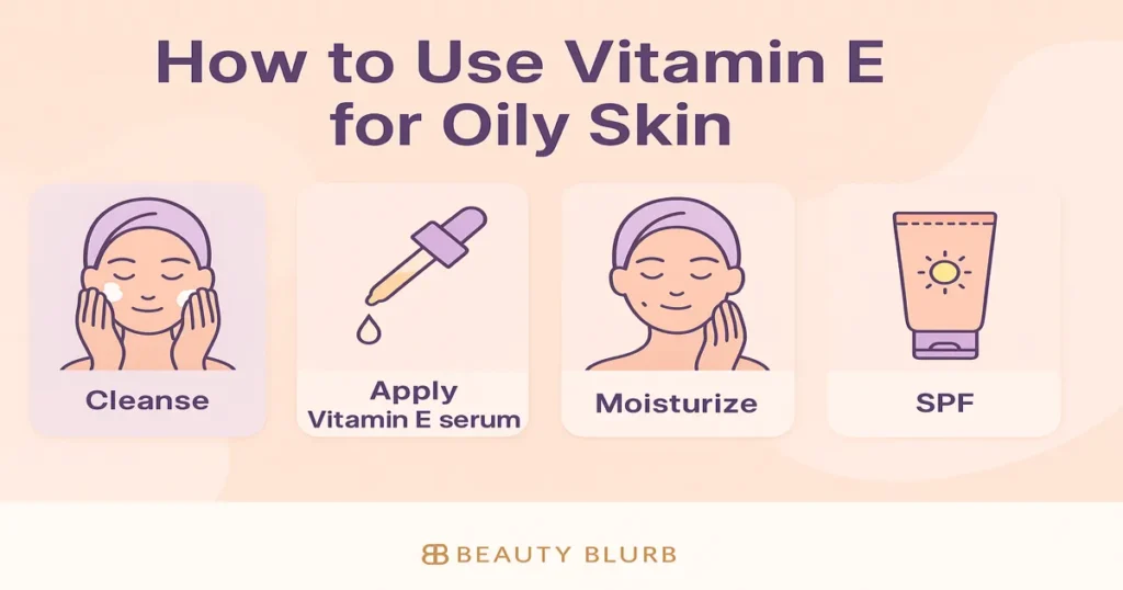 how to use vitamin e for oily skin