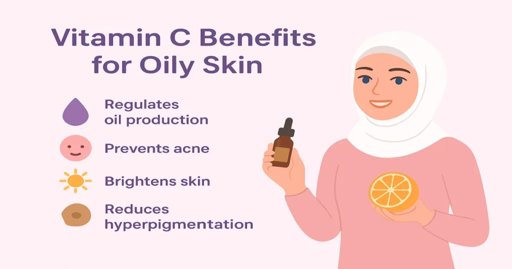 vitamin c benefits for oily skin