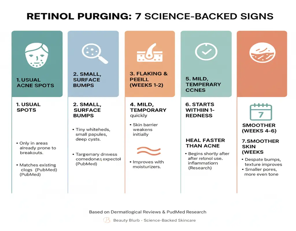 Signs your retinol Purging