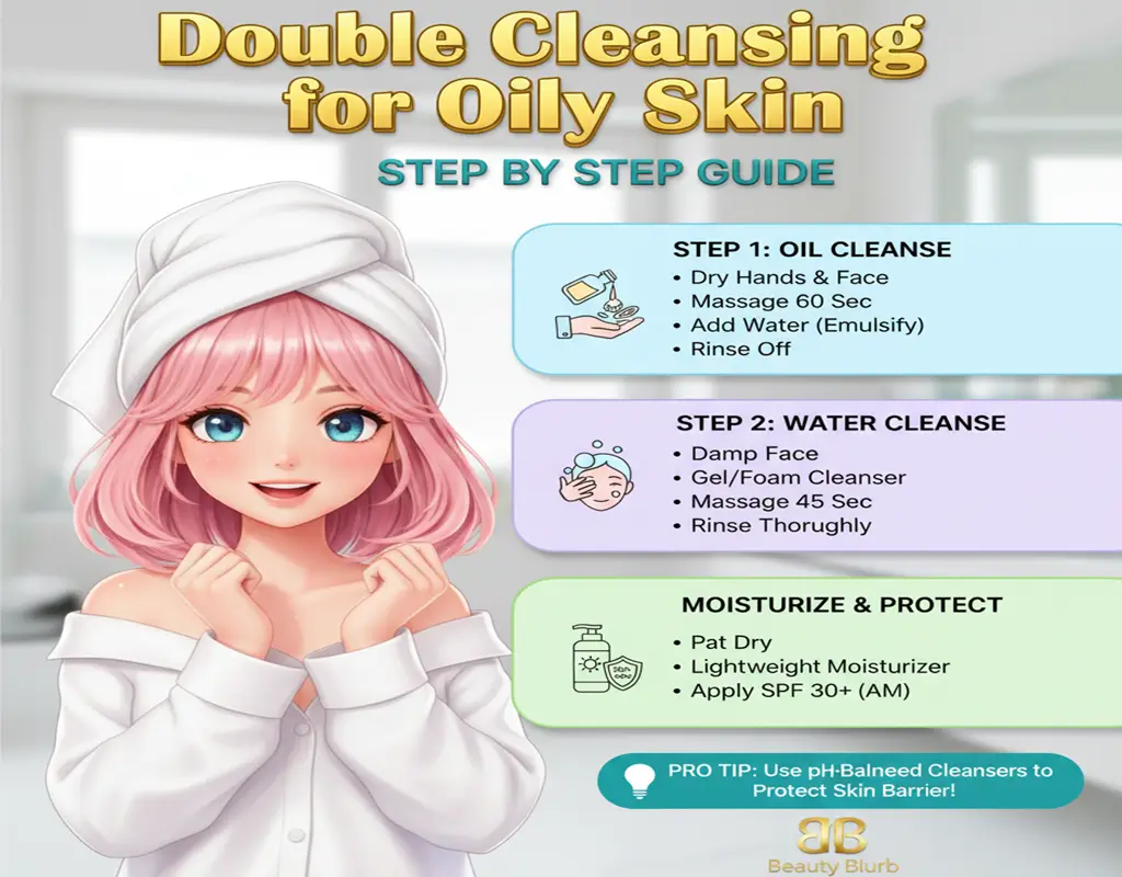 How to Do Double Cleansing for Oily Skin