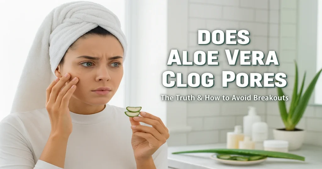 Does Aloe Vera Clog Pores