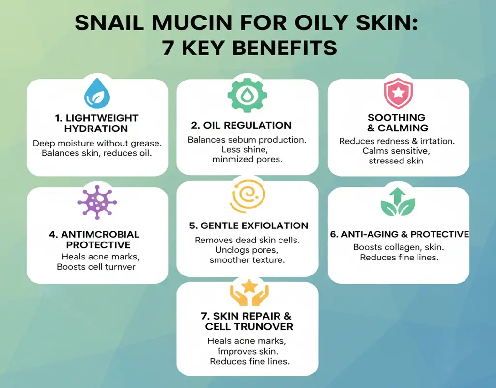 benefits of snail mucin for oily skin