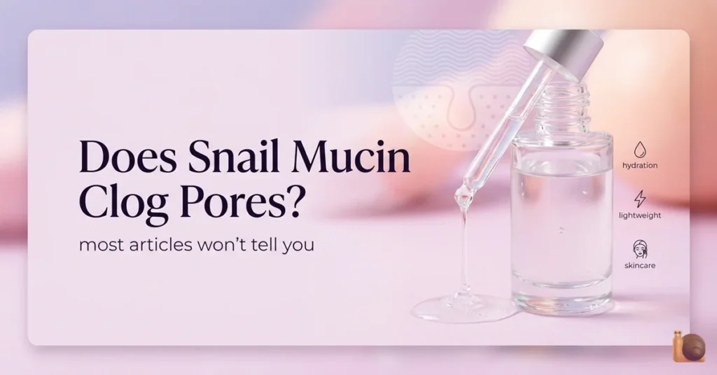 Does Snail Mucin Clog Pores