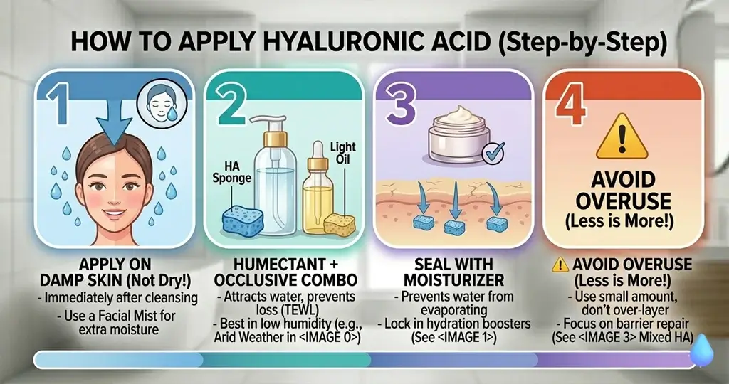 How to Use Hyaluronic Acid in Dry Climates Without Damage How to Use Hyaluronic Acid in Dry Climates
