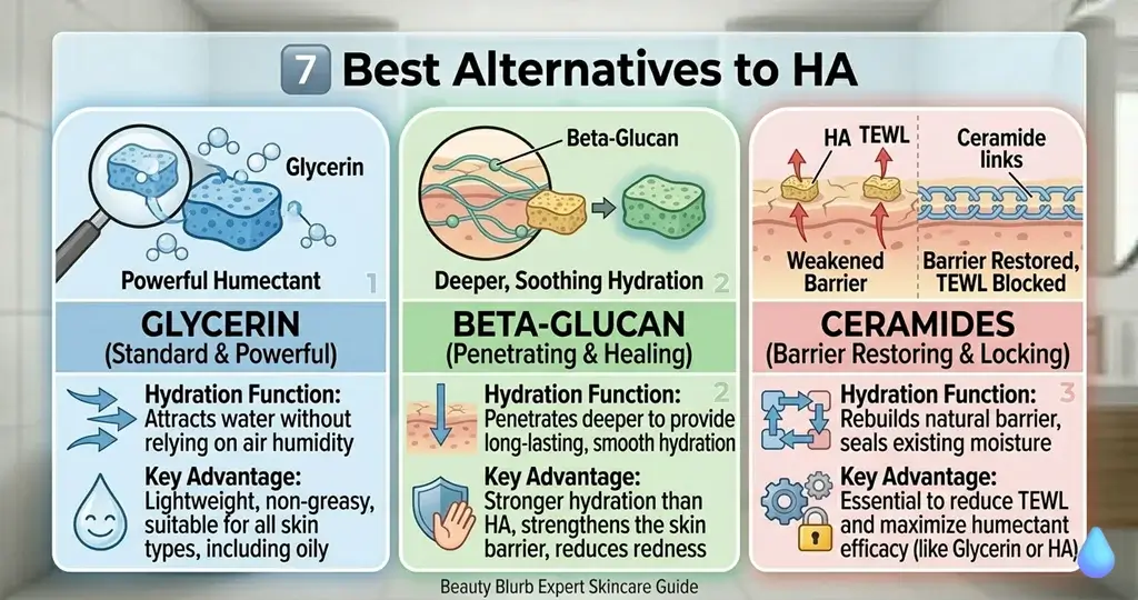 How to Use Hyaluronic Acid in Dry Climates Without Damage What to use instead of hyaluronic acid in a dry climate