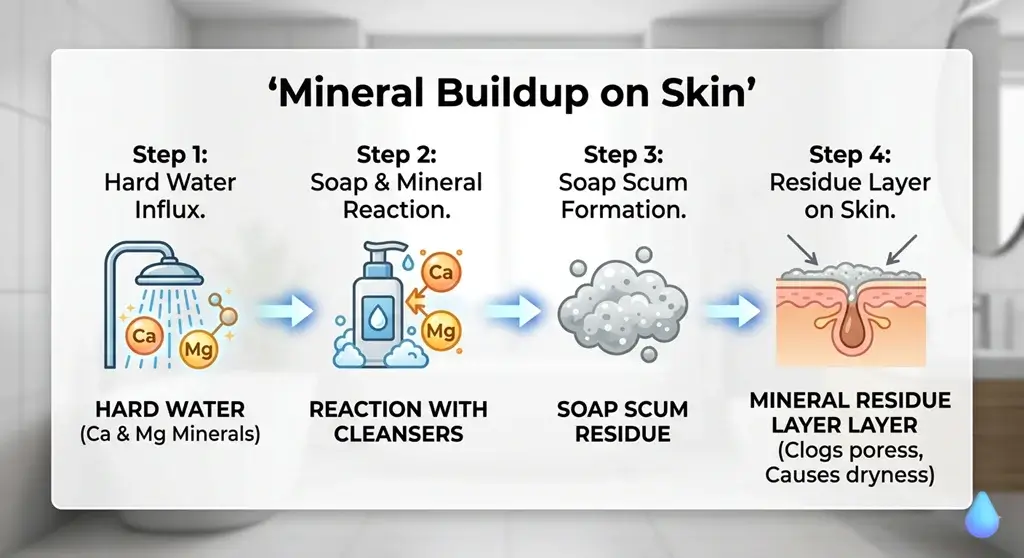 how to reverse the effects of hard water on skin? Easy steps How Hard Water Affects Your Skin