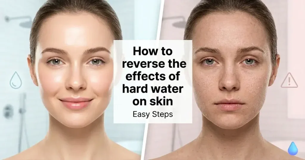 how to reverse the effects of hard water on skin
