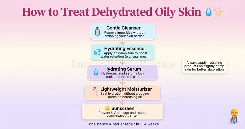 How to treat dehydrated oily skin: the best Way to fix it How to fix dehydrated oily skin